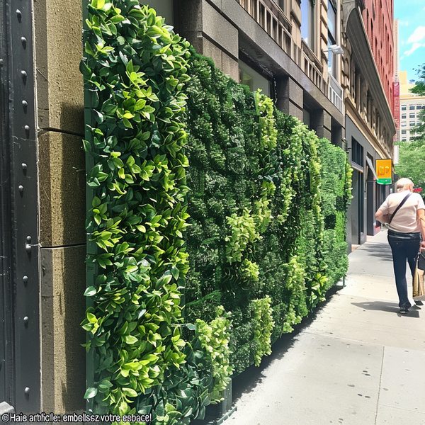 Haie artificielle: embellissez votre espace!