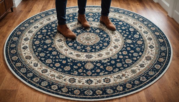 Verwandeln sie ihren raum mit einem 300 cm großen vloerkleed-rundstück