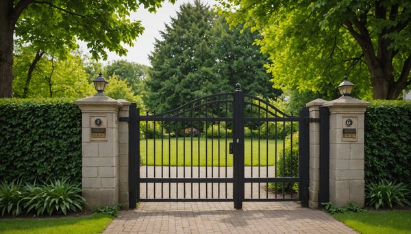 Motorisation enterrée de portail de jardin : confort et élégance